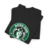 Dogs And Coffee Graphic Tee Shirt