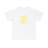 Capital A Graffiti Symbol Graphic Tee Shirt