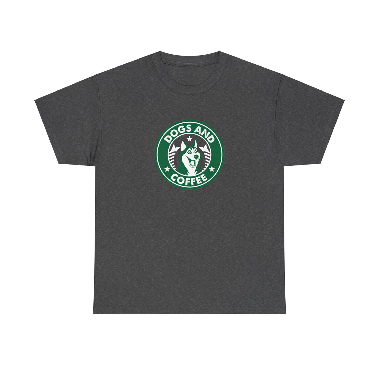 Dogs And Coffee Graphic Tee Shirt