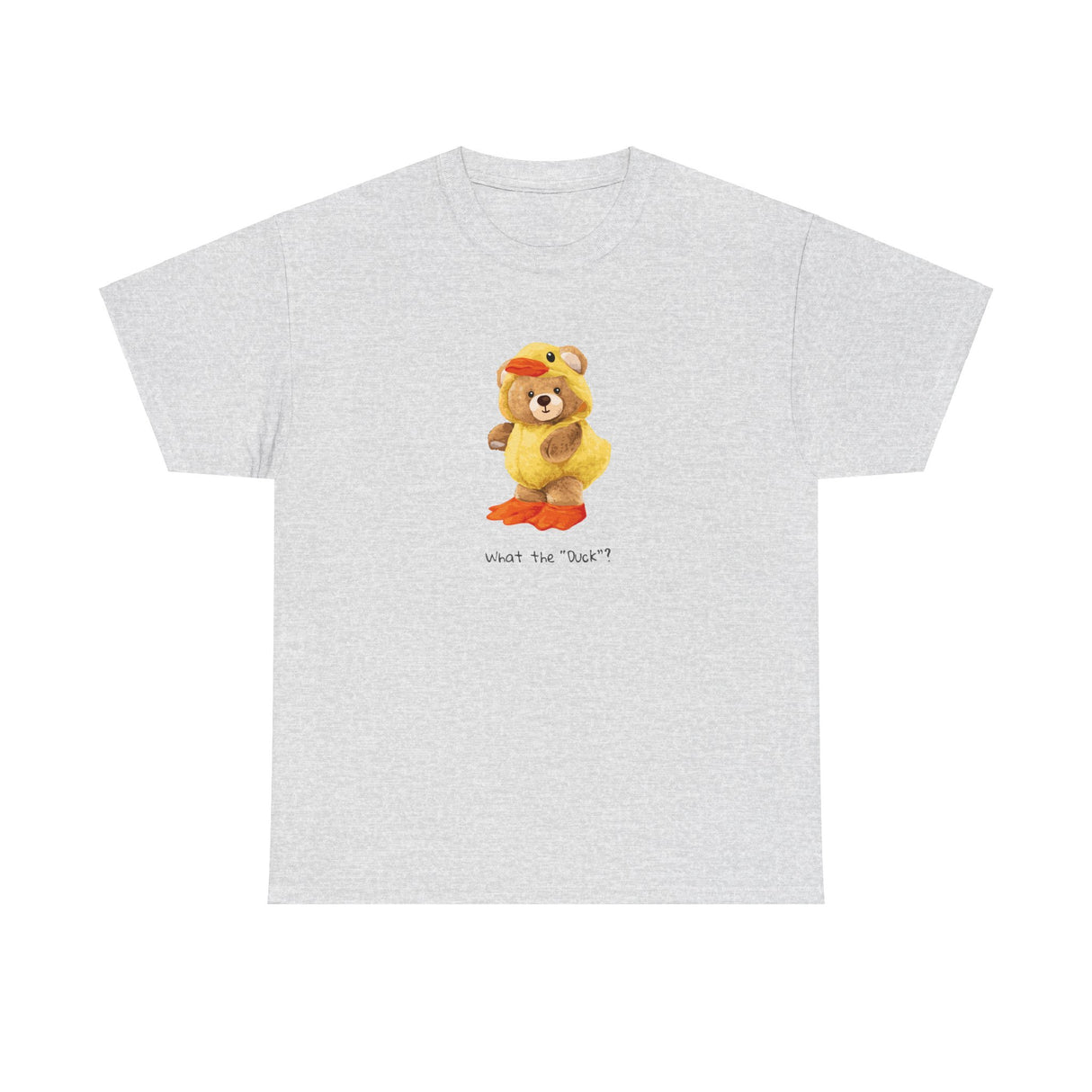 What The Duck Teddy Bear Graphic Tee Shirt