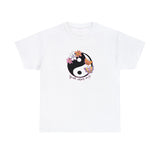 Yin Yang Good Vibes Only Graphic Tee Shirt