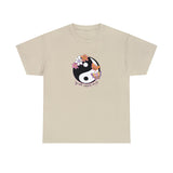 Yin Yang Good Vibes Only Graphic Tee Shirt