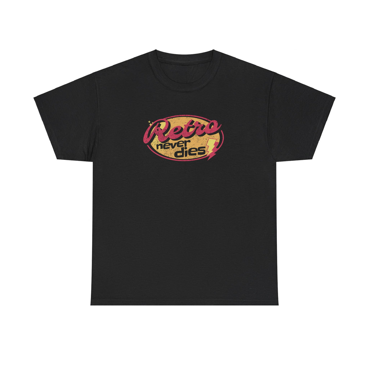 Retro Never Dies Graphic Tee Shirt