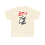 Summer Breeze Penguin Graphic Tee Shirt