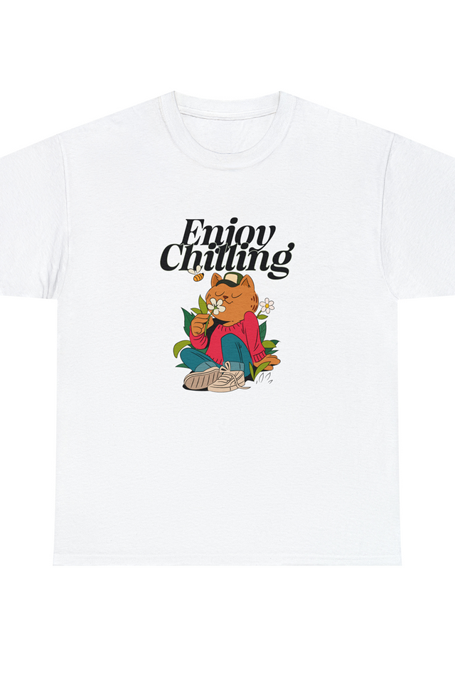 Enjoying Chilling Graphic T Shirt