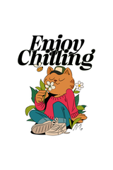 Enjoying Chilling Graphic T Shirt