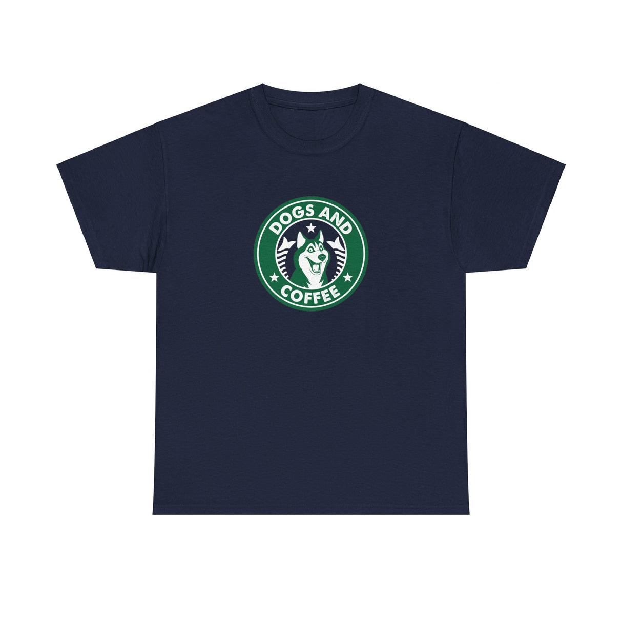 Dogs And Coffee Graphic Tee Shirt