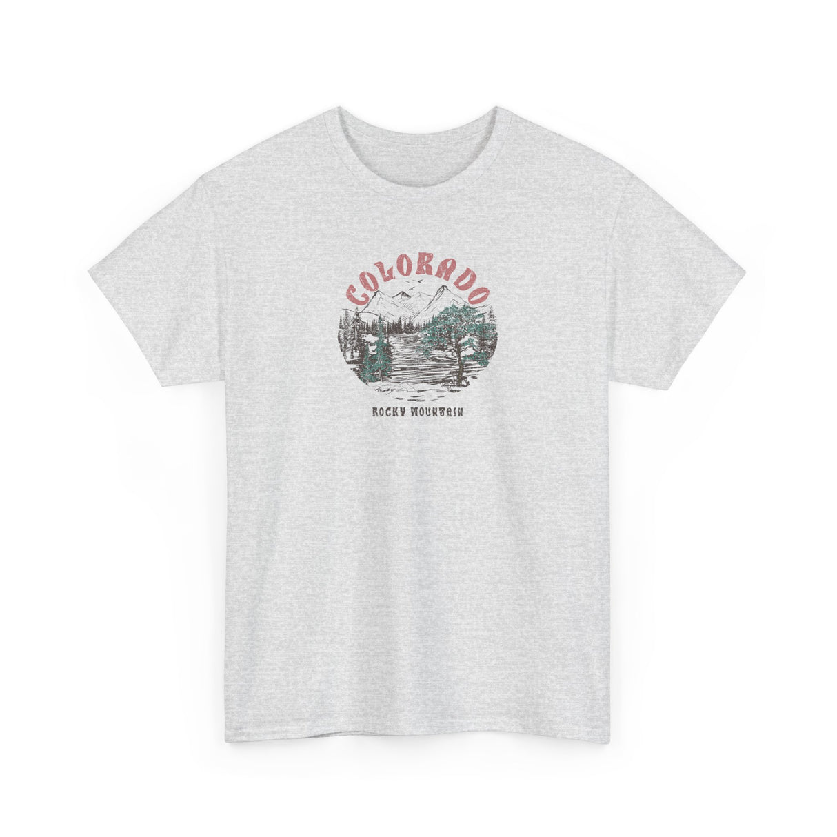 Colorado Rocky Mountain Graphic Tee Shirt