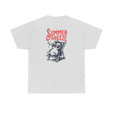 Summer Breeze Penguin Graphic Tee Shirt