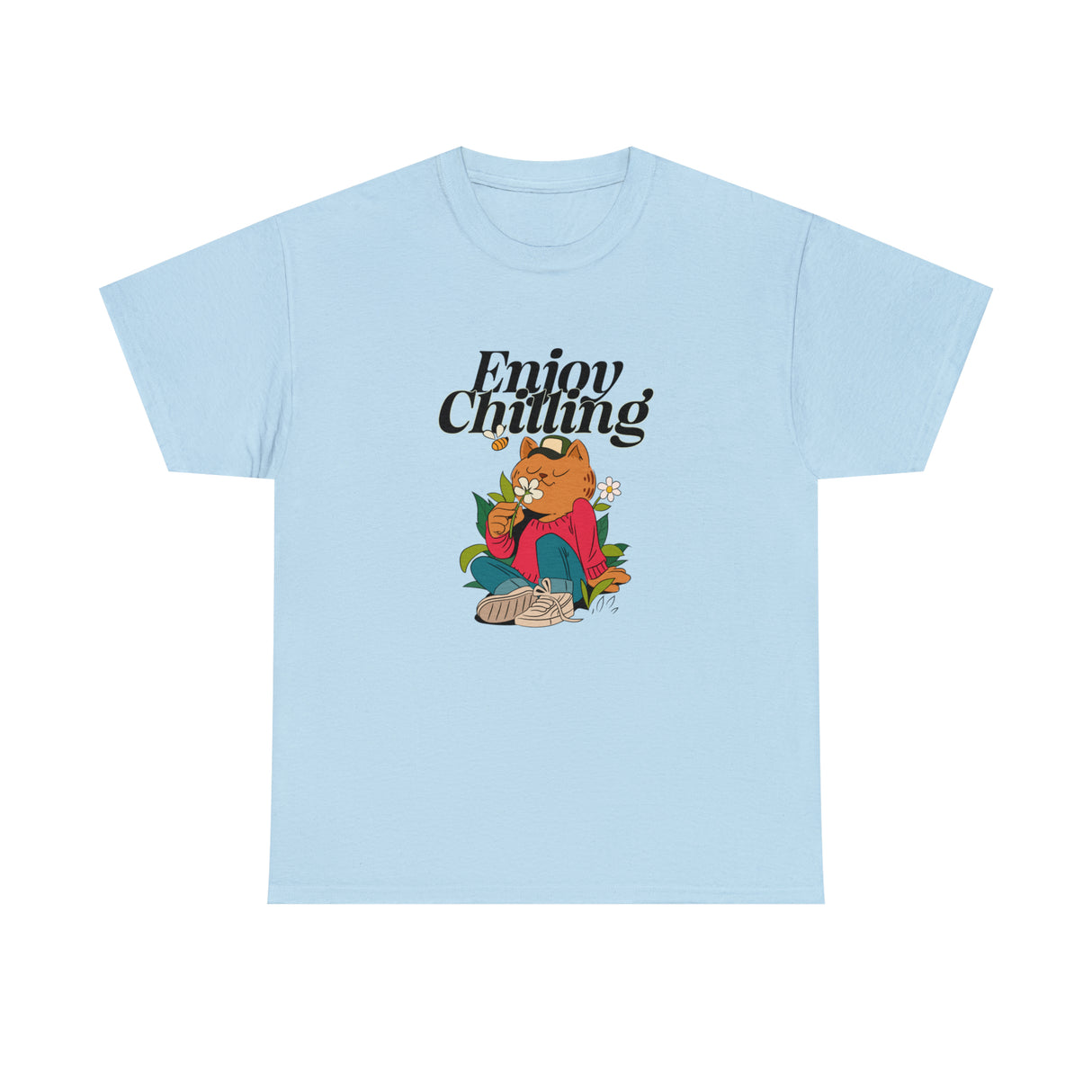 Enjoying Chilling Graphic T Shirt