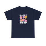 Happy Mind Slow Life Graphic T Shirt