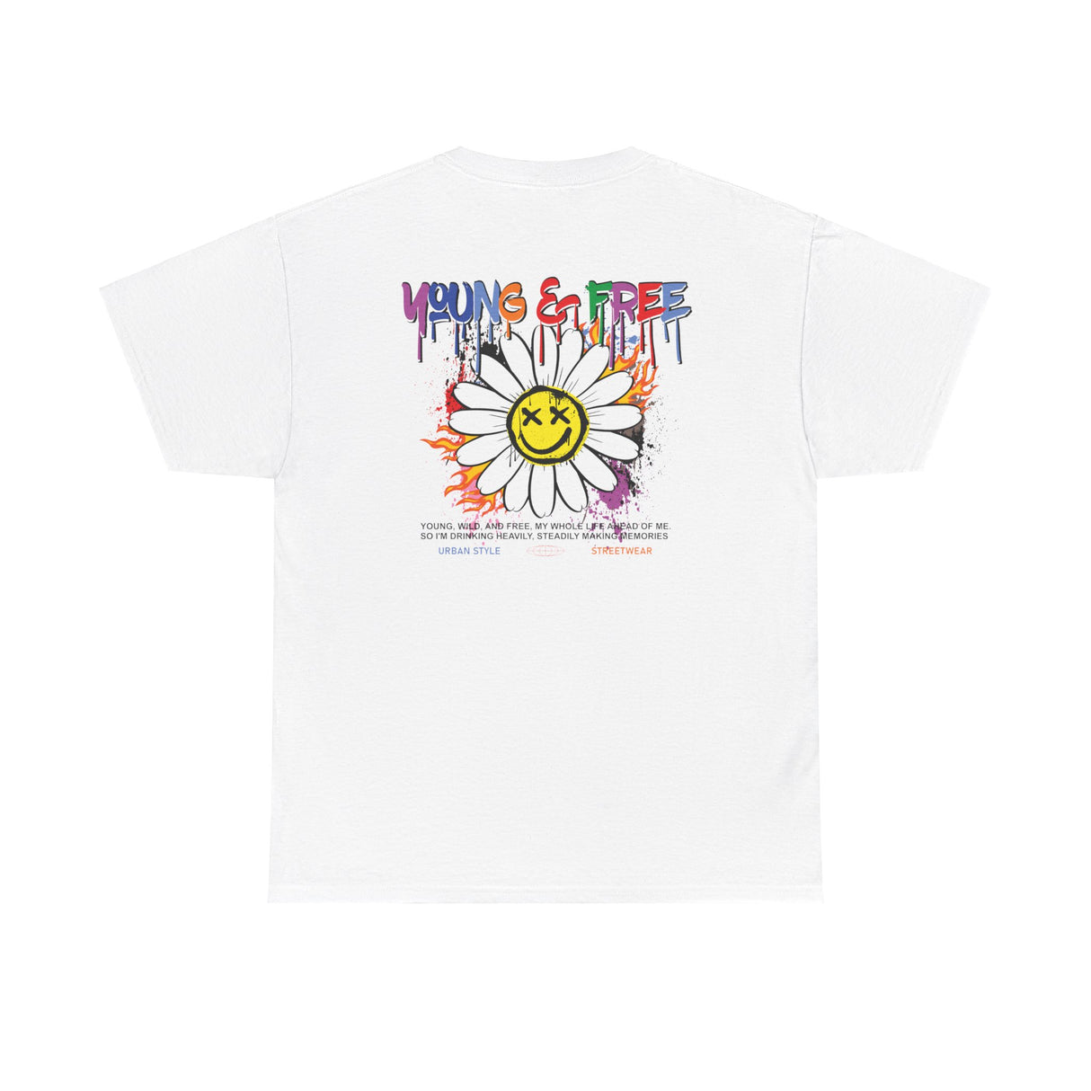 Young & Free Graphic Tee Shirt