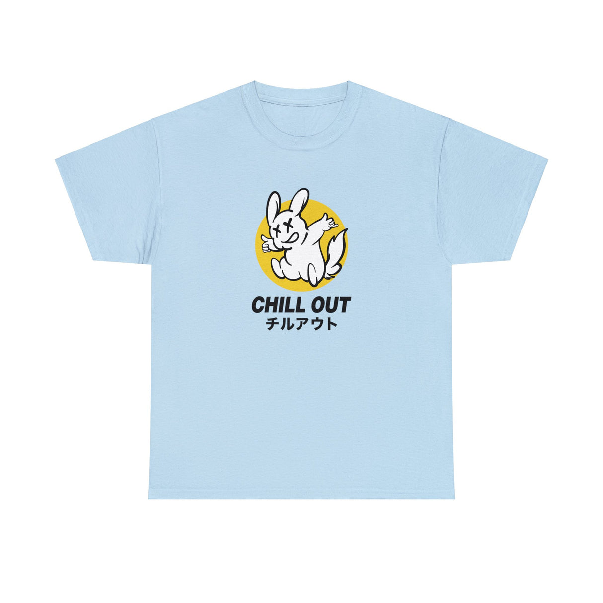 Chill Out Bunny Graphic Tee Shirt