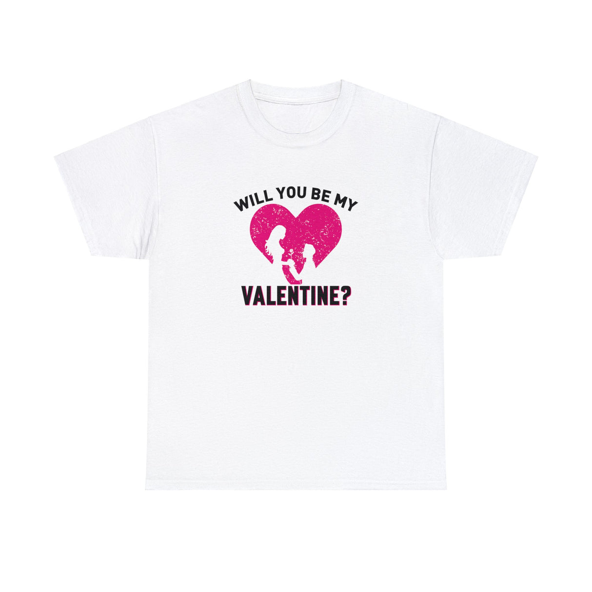 Will You Be My Valentine Graphic Tee Shirt