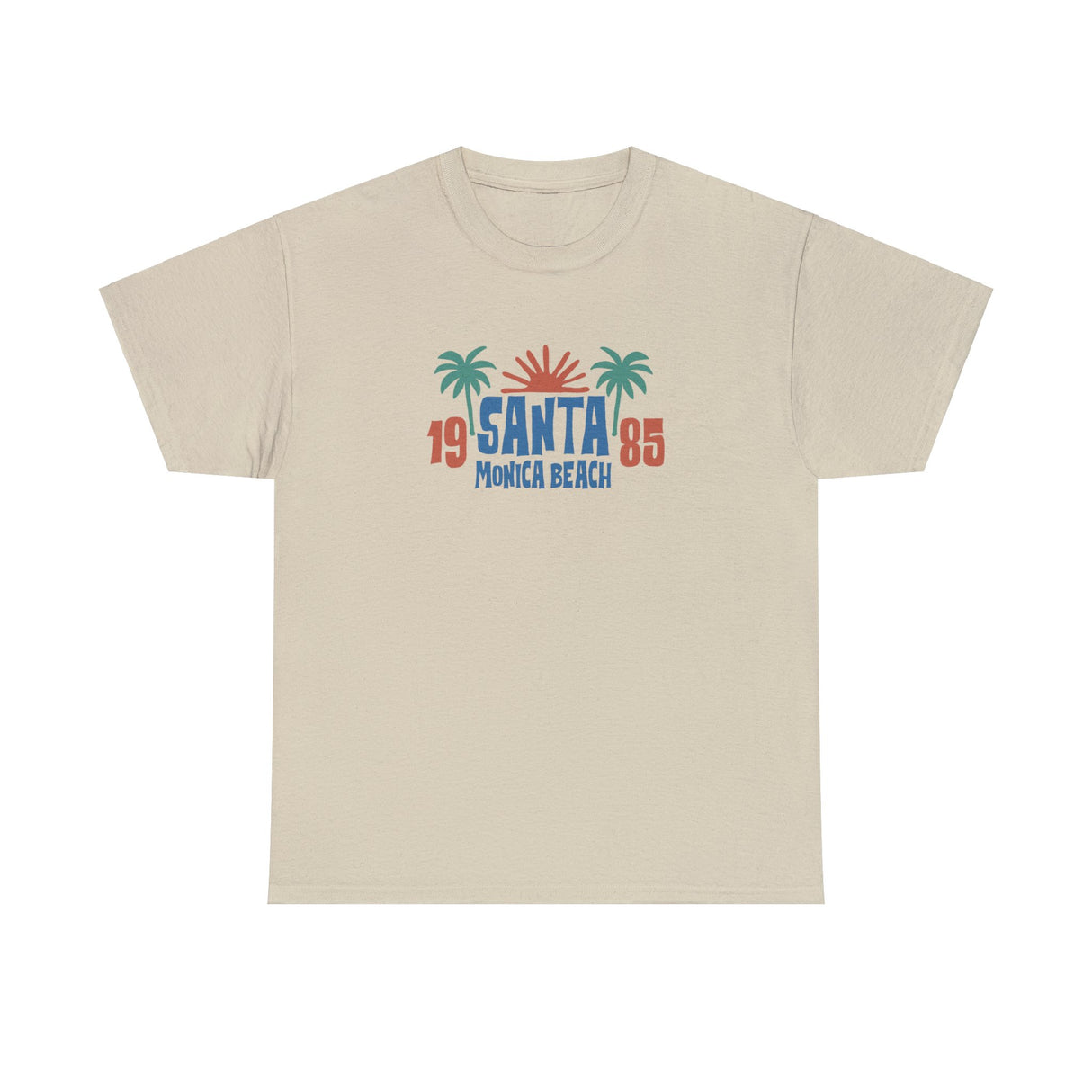 Santa Monica Beach 1985 Graphic Tee Shirt