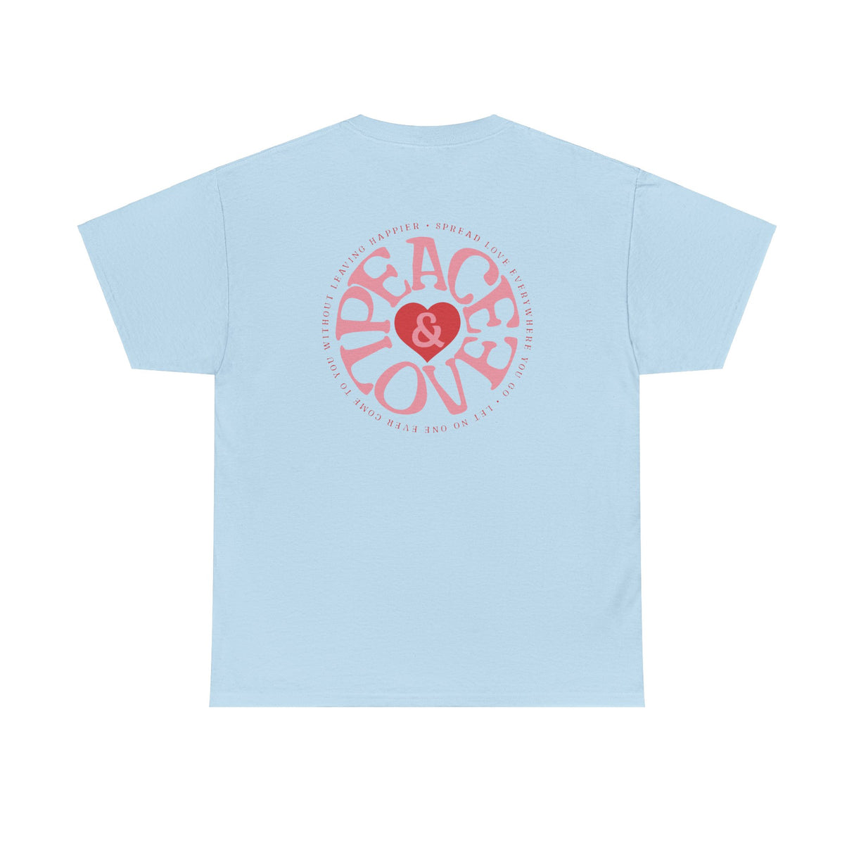 Peace & Love Graphic Tee Shirt