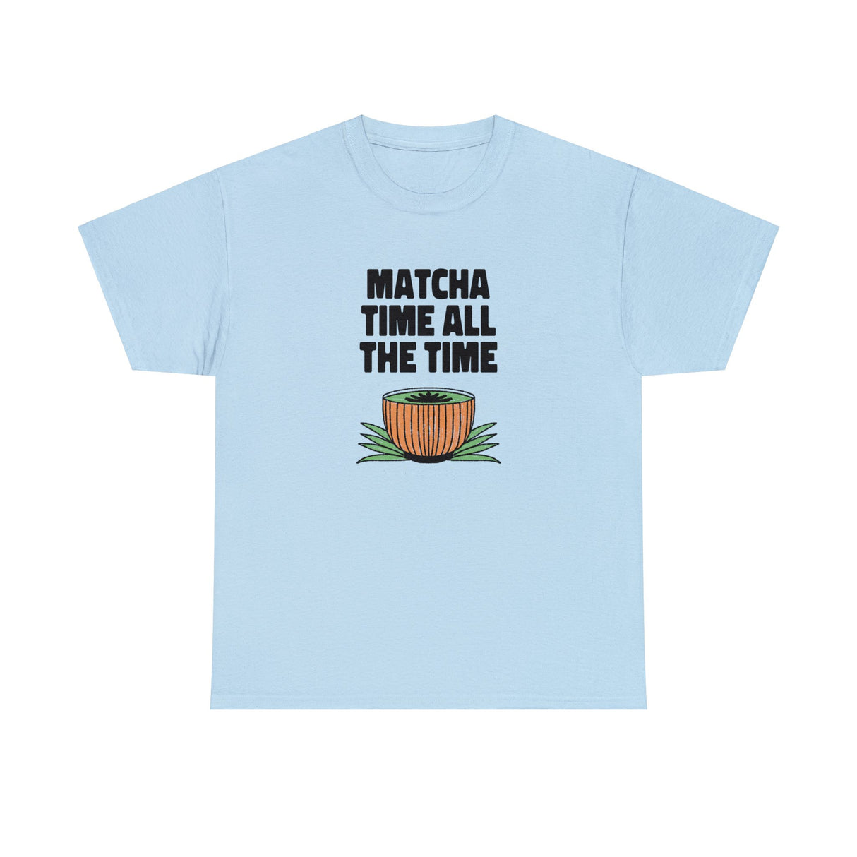 Matcha Time All The Time Graphic T Shirt