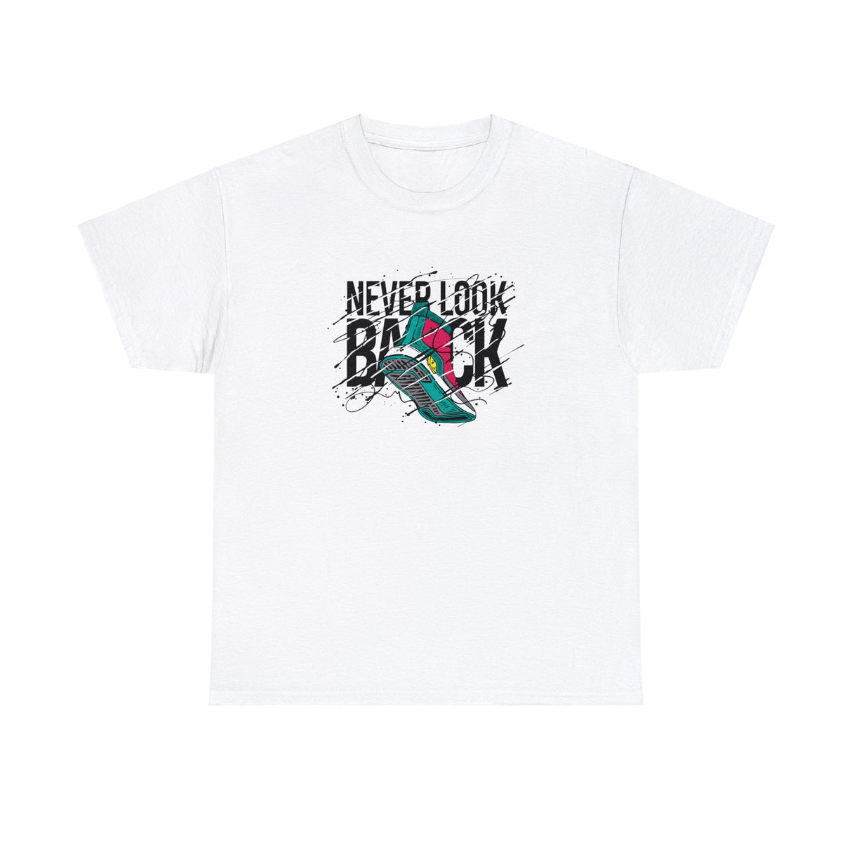 Never Look Back Graphic Tee Shirt