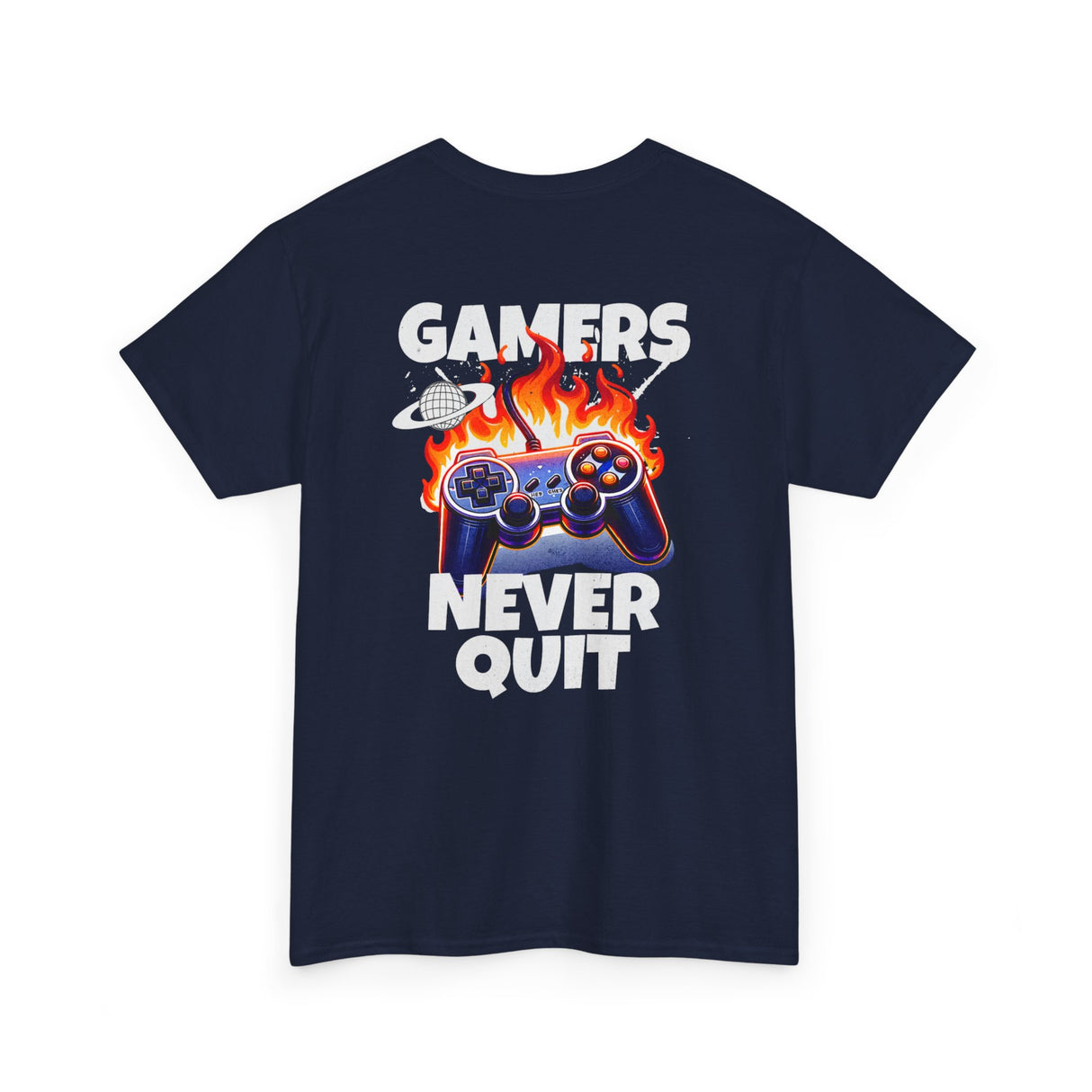 Gamers Never Quit Graphic Tee Shirt