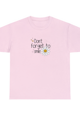 Don't Forget To Smile Graphic T Shirt