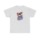 Rock Cat Graphic Tee Shirt