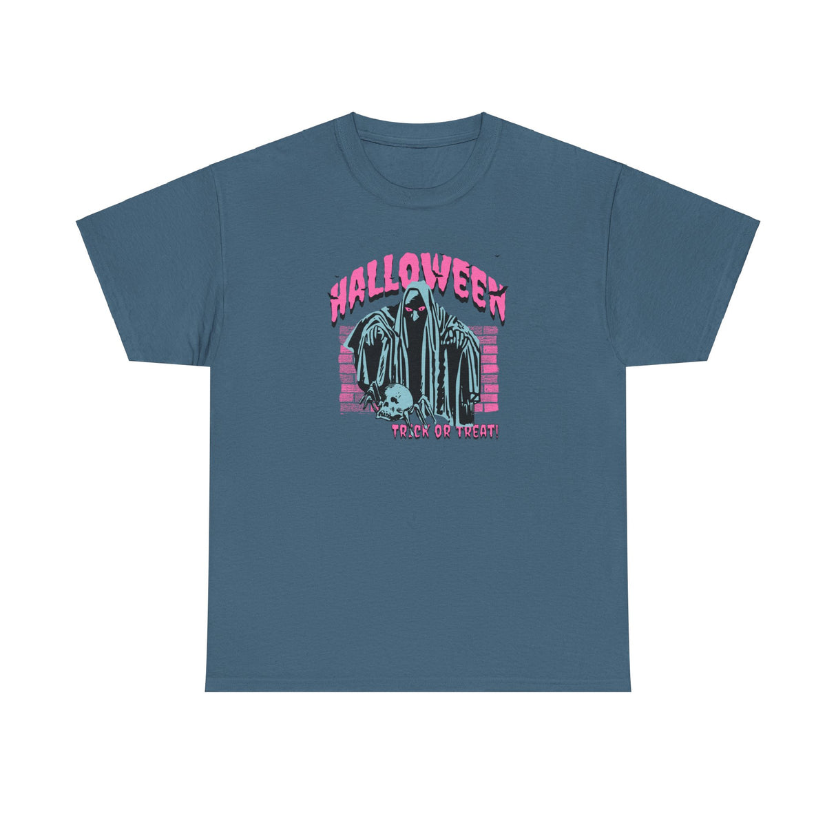 Halloween Trick Or Treat Graphic Tee Shirt