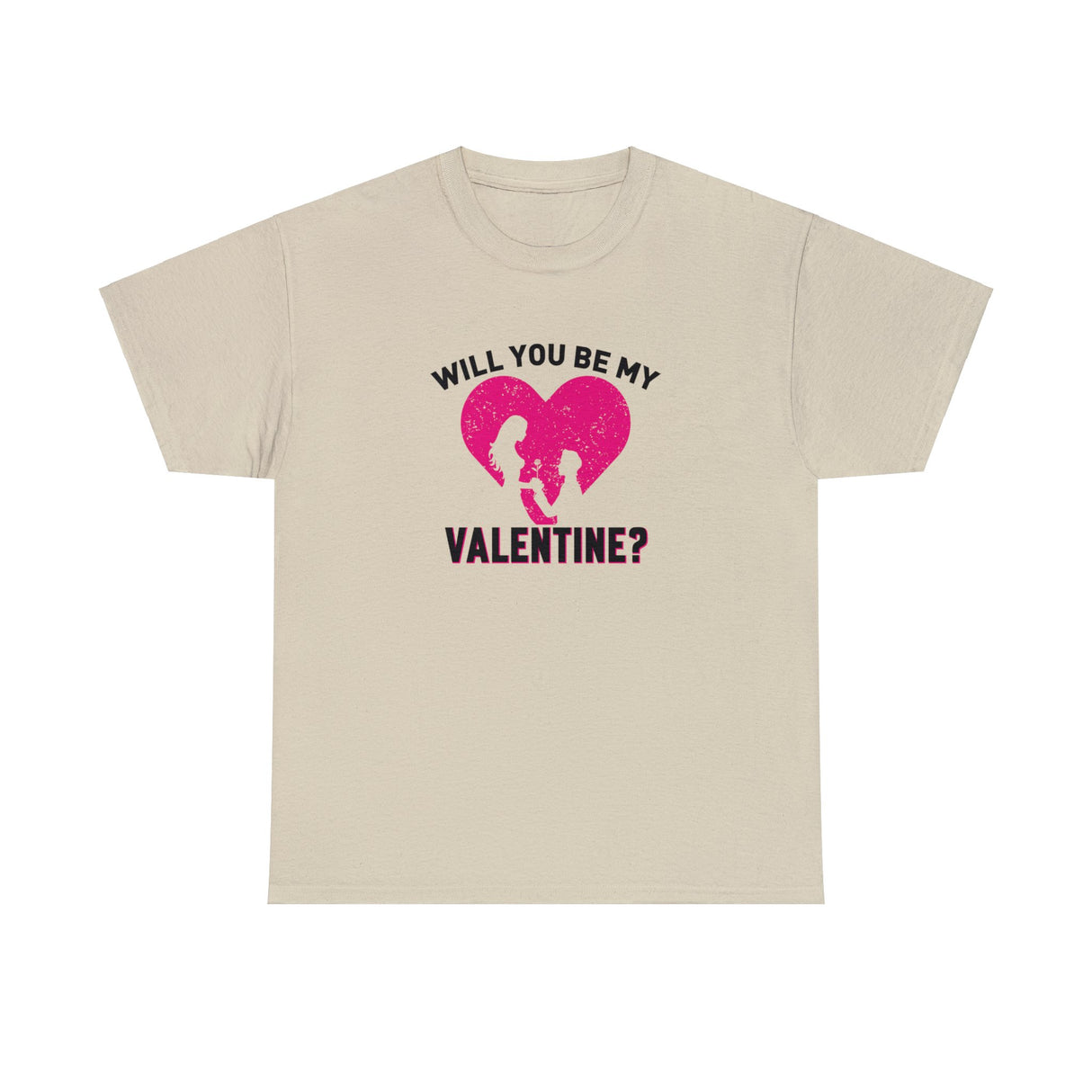 Will You Be My Valentine Graphic Tee Shirt