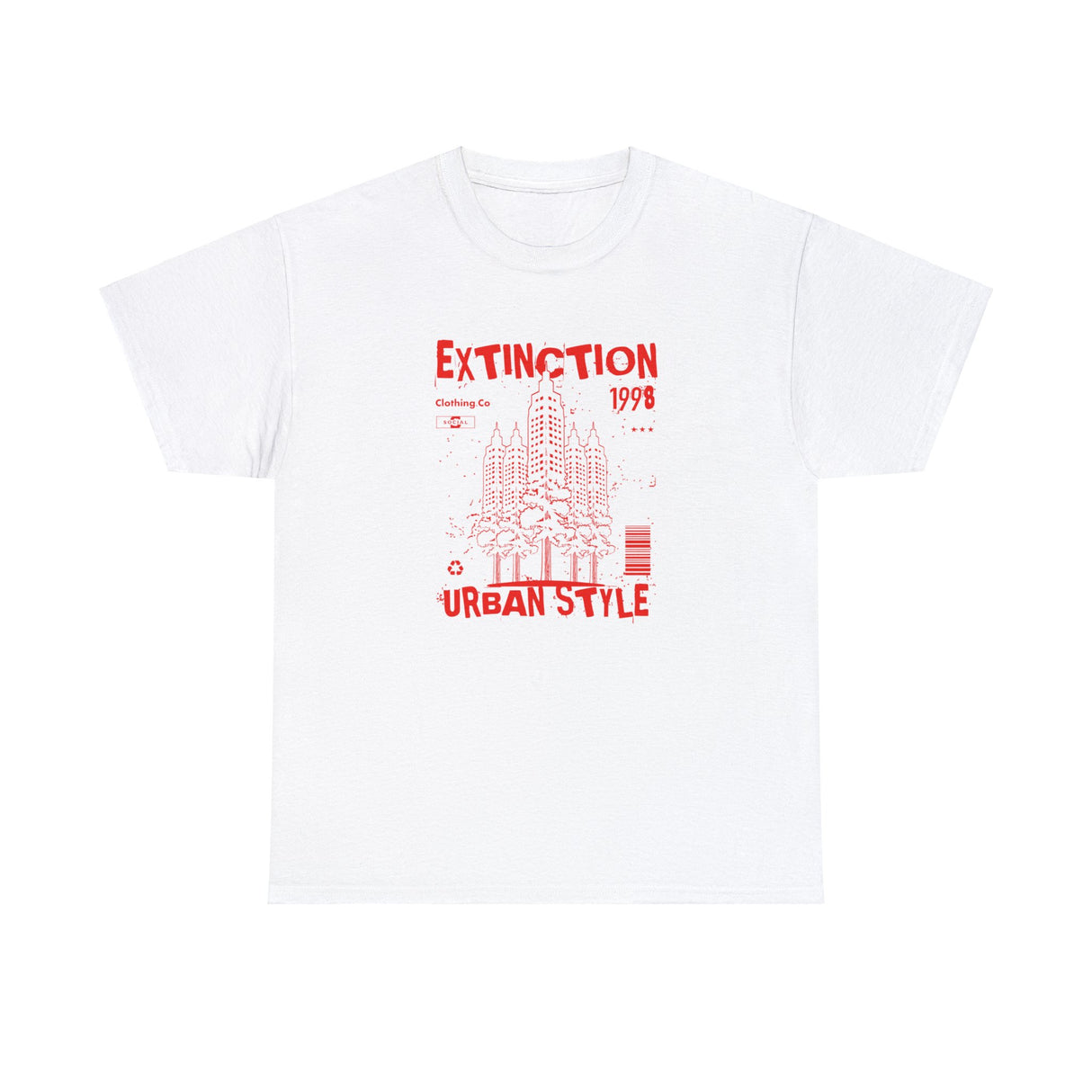 Extinction Urban Style Graphic T Shirt