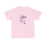 Live Free Butterfly Graphic Tee Shirt