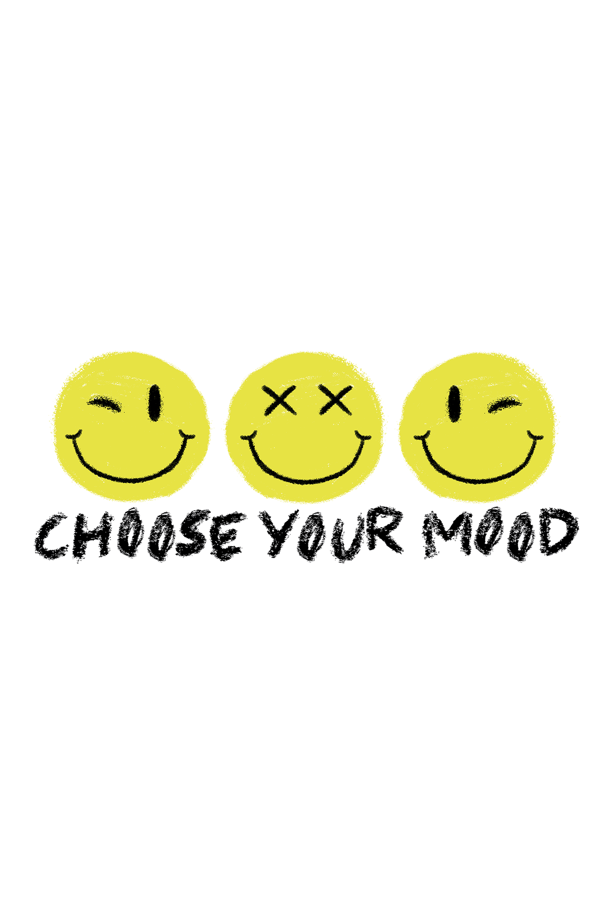 Choose Your Mood Graphic Tee Shirt