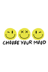 Choose Your Mood Graphic Tee Shirt