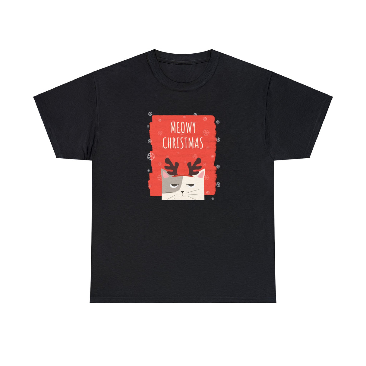 Meowy Christmas Graphic T Shirt