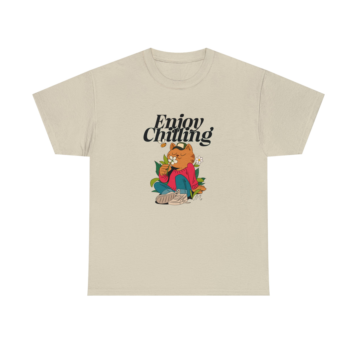 Enjoying Chilling Graphic T Shirt