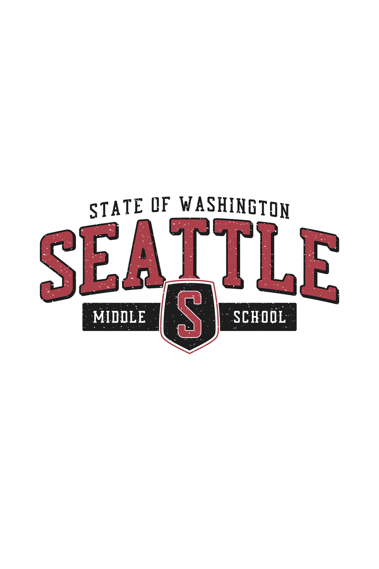 Washington Seattle Middle School Graphic T Shirt