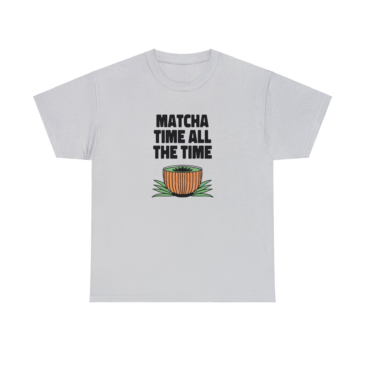 Matcha Time All The Time Graphic T Shirt