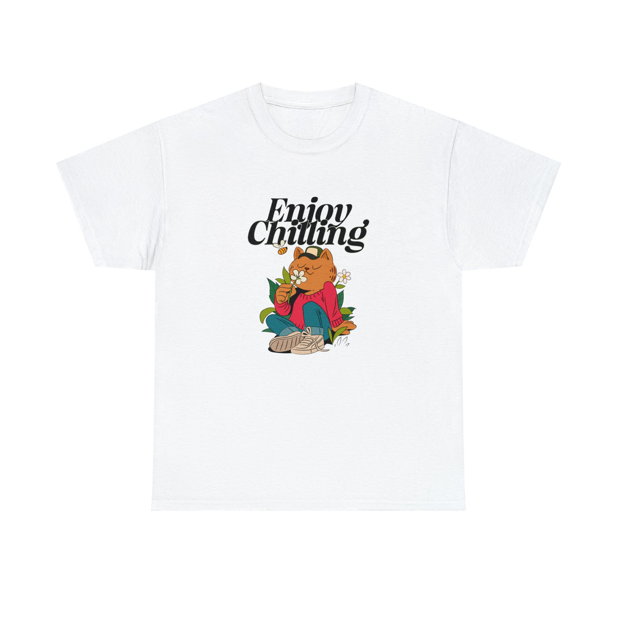 Enjoying Chilling Graphic T Shirt