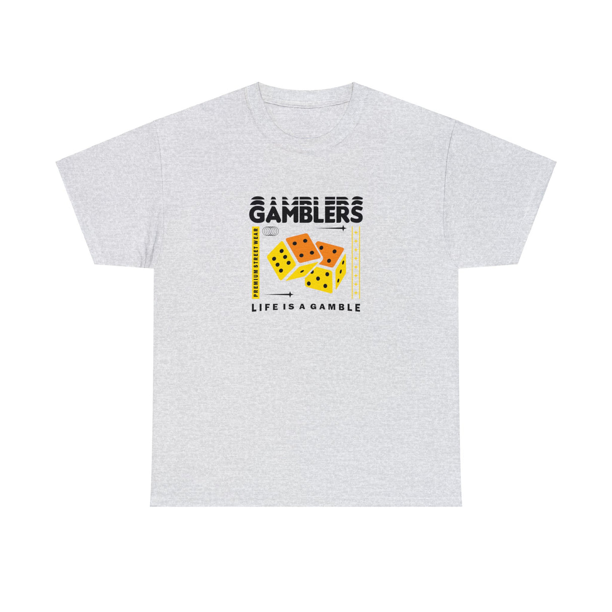 Gamblers Life Is A Gamble Graphic Tee Shirt