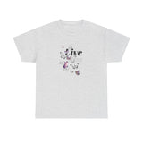 Live Free Butterfly Graphic Tee Shirt