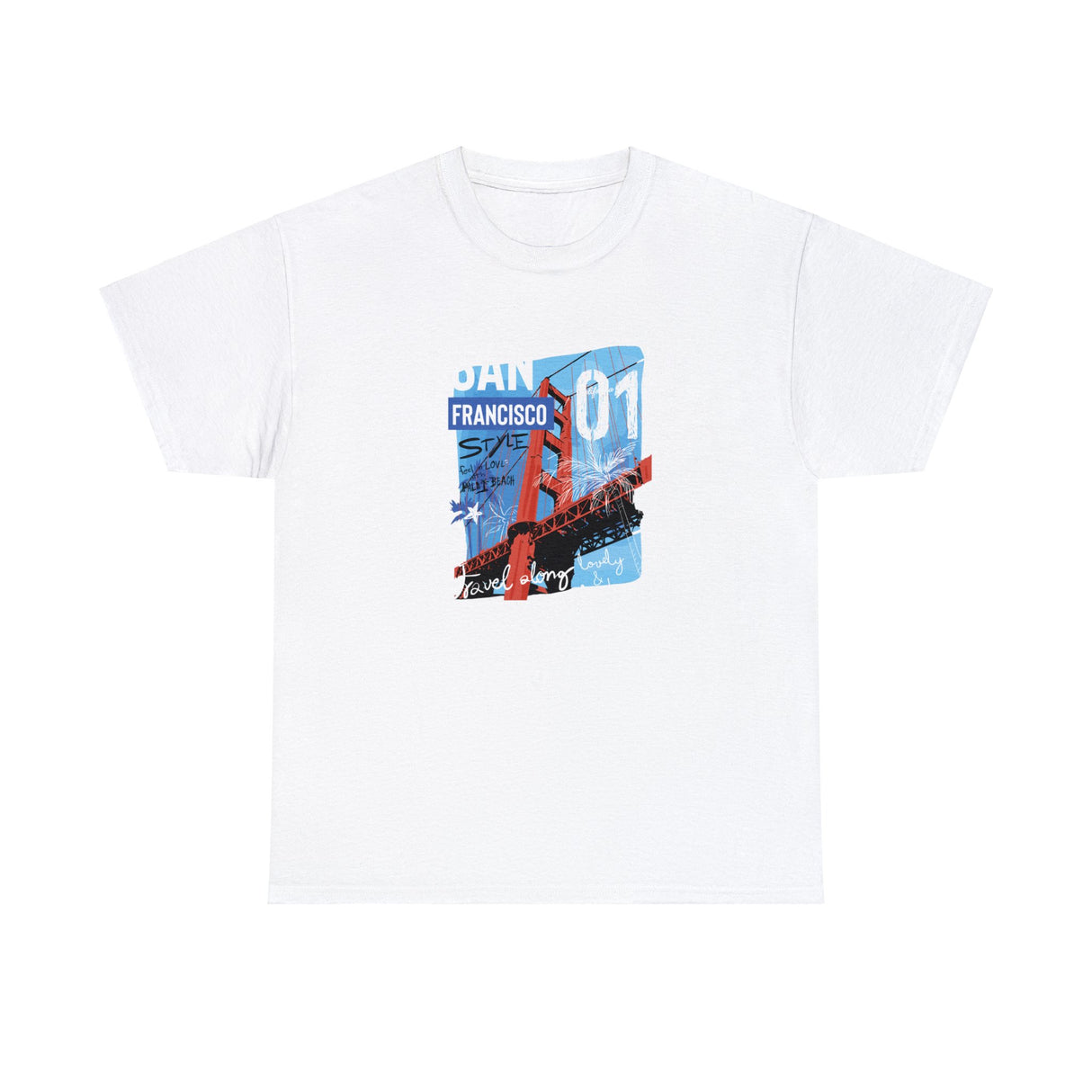 San Francisco Travel Along Graphic T Shirt