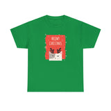 Meowy Christmas Graphic T Shirt