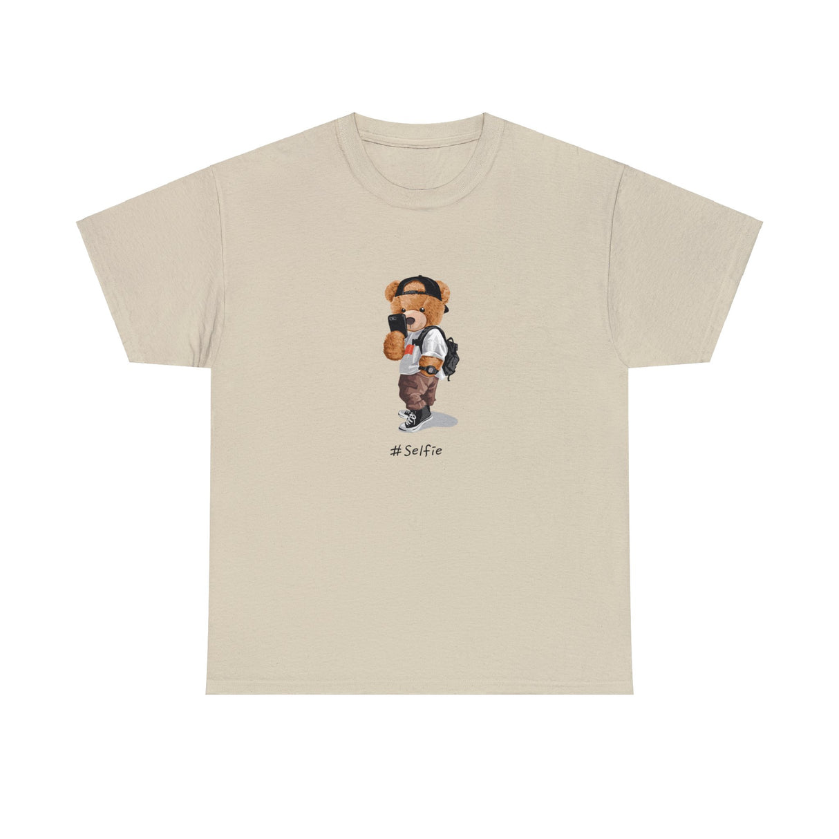 Teddy Bear Selfie Graphic T Shirt