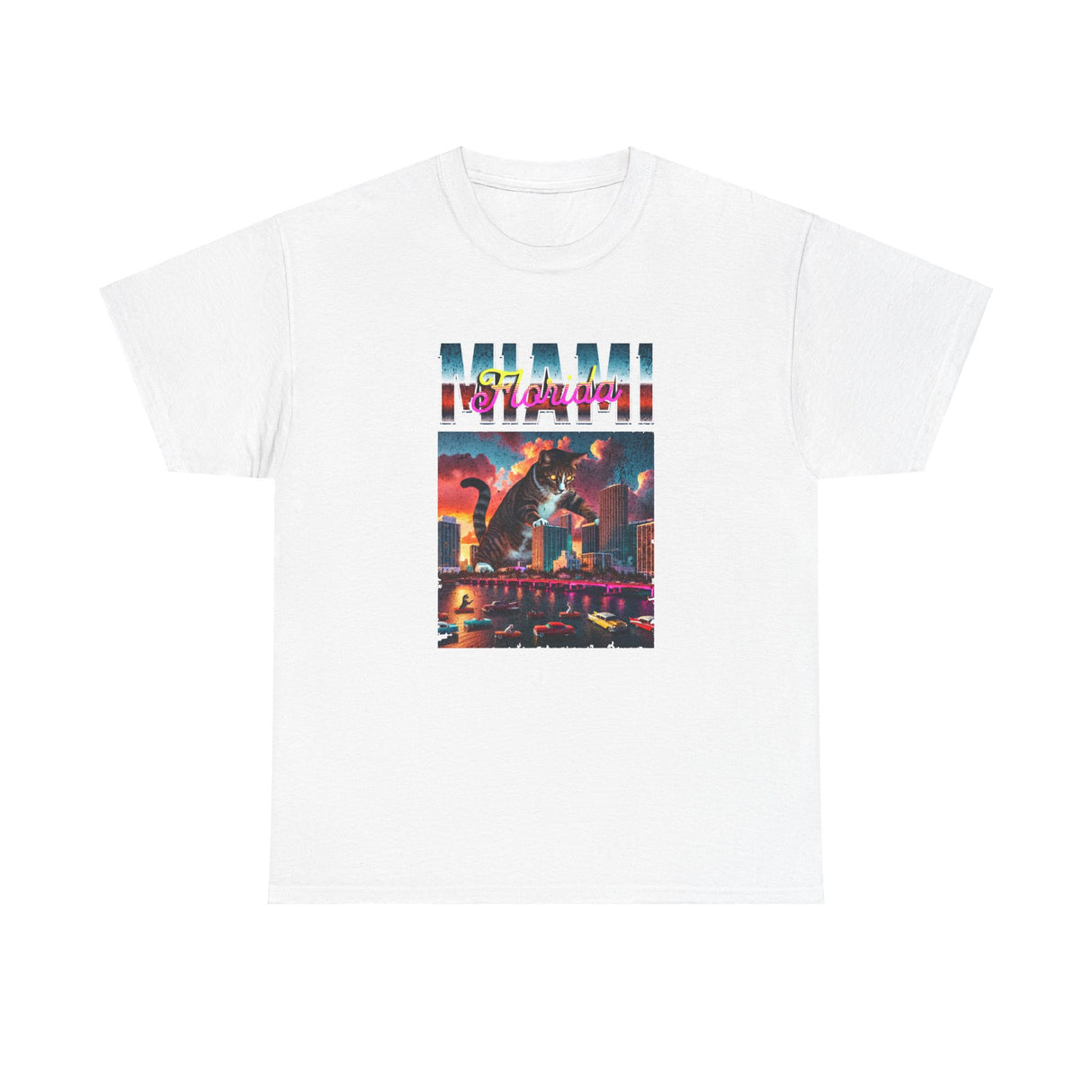 Miami Florida Graphic Tee Shirt