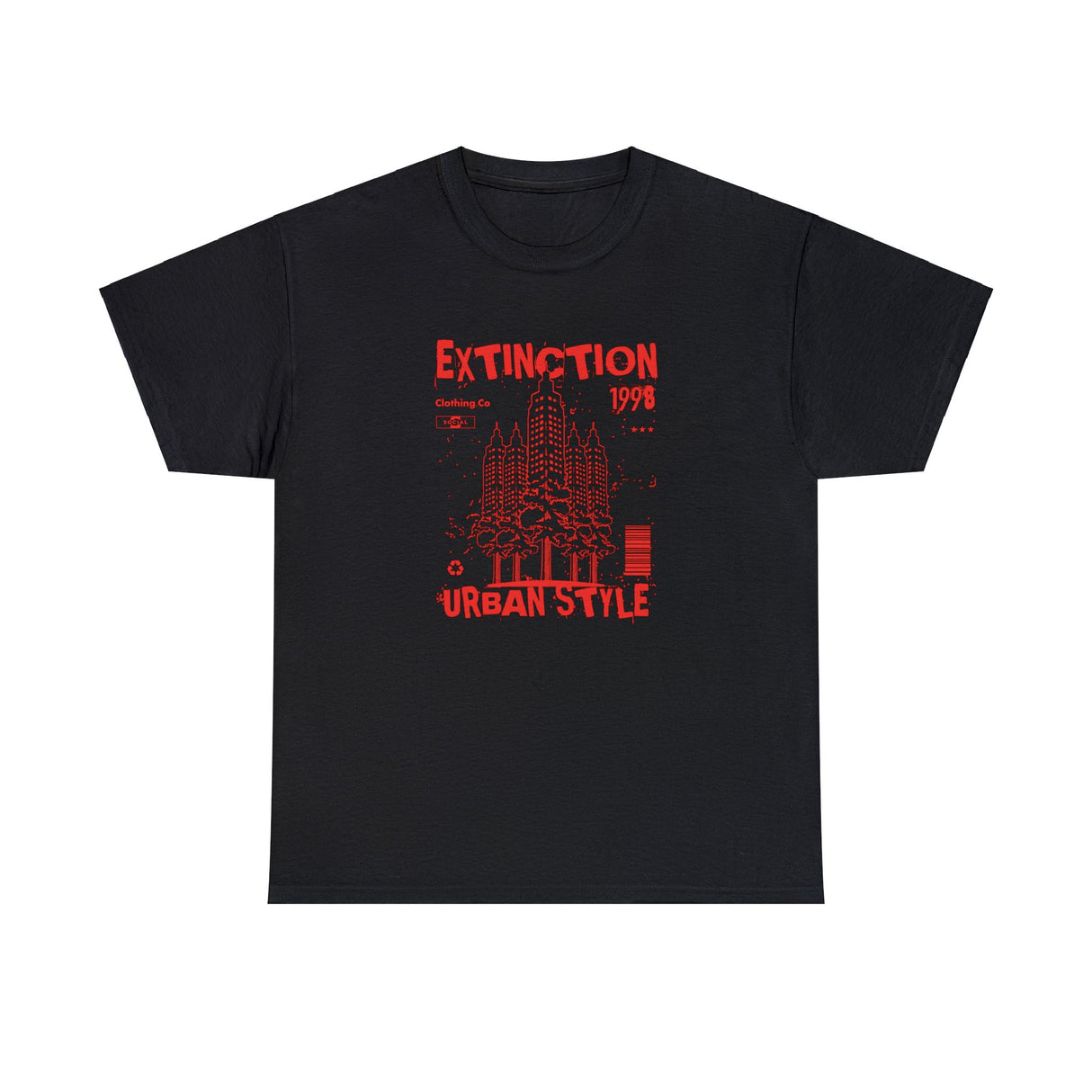 Extinction Urban Style Graphic T Shirt