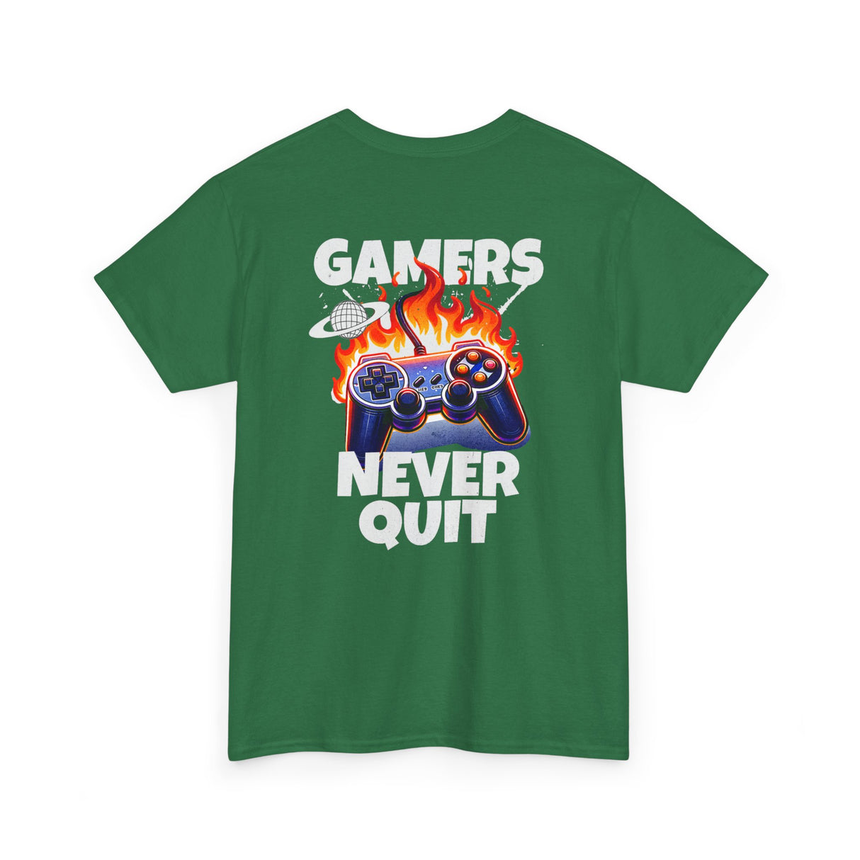 Gamers Never Quit Graphic Tee Shirt