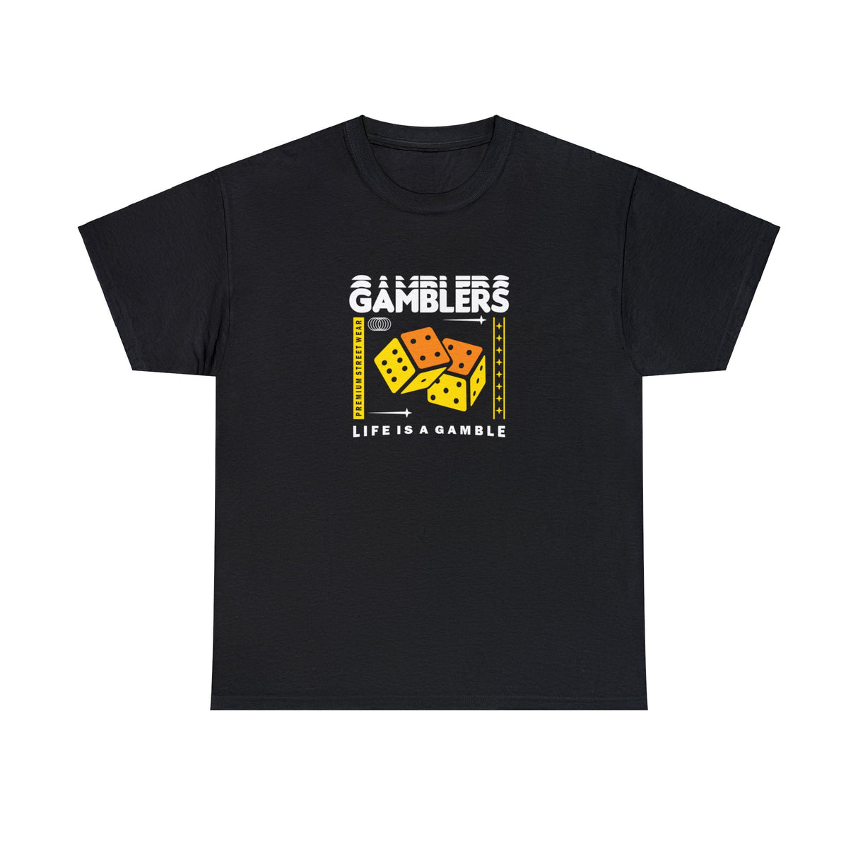 Gamblers Life Is A Gamble Graphic Tee Shirt