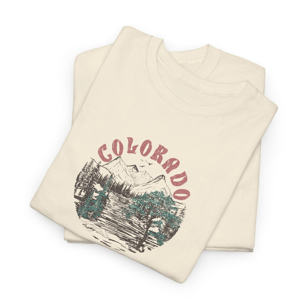 Colorado Rocky Mountain Graphic Tee Shirt