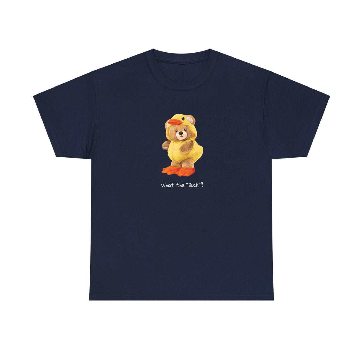 What The Duck Teddy Bear Graphic Tee Shirt