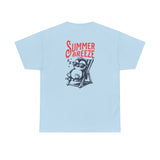 Summer Breeze Penguin Graphic Tee Shirt