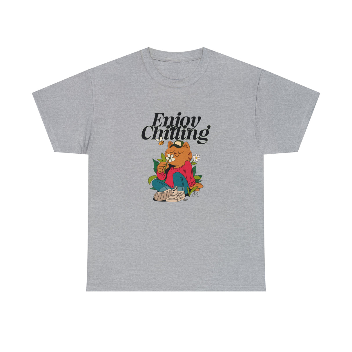 Enjoying Chilling Graphic T Shirt