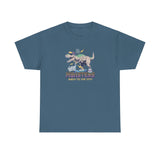 Dinosaur On Scooter Graphic Tee Shirt